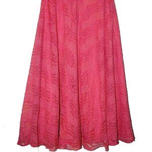 Pink Maxi Skirt - Teatro Dei Songi by Beppe Bondi